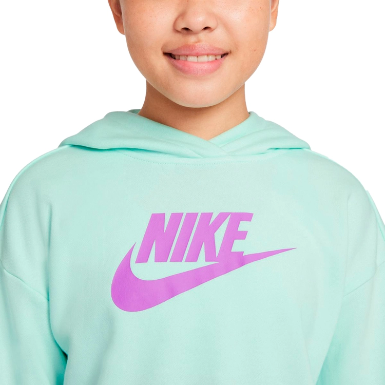 Hanorac Nike G NSW CLUB FT CROP HOODIE HBR